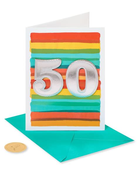 Birthday 50th Birthday Greeting Card For Ages Papyrus