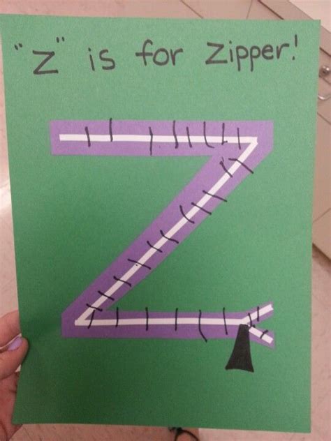 Pin By Melissa Ketcham On My Preschool Crafts Letter Z Crafts Letter