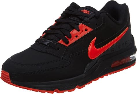 Nike Mens Air Max Ltd 3 Running Sneakers 12 Black Crimson Red 066 Uk Shoes And Bags