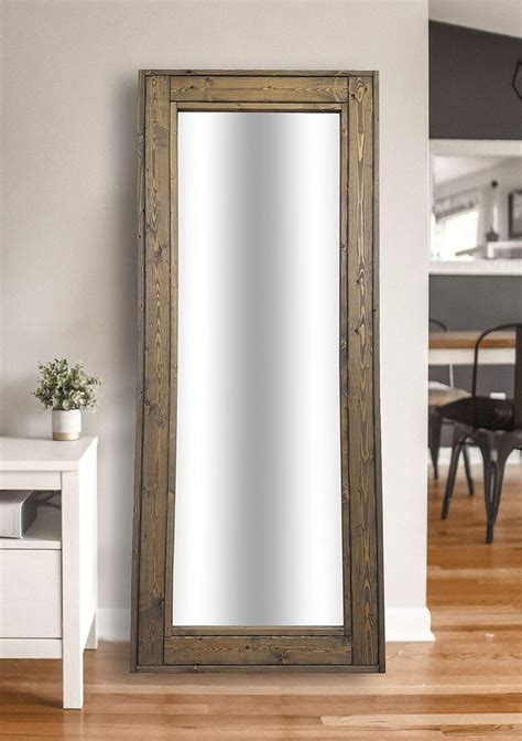 Wood Frame Floor Mirror