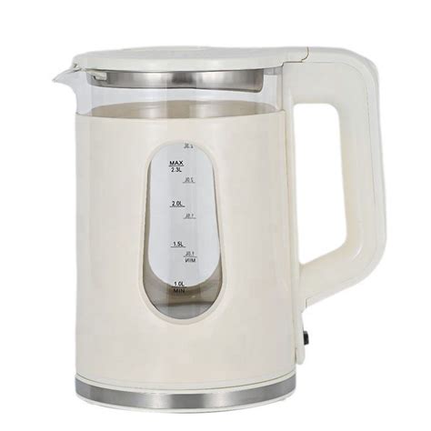 Ume 8810 18l 1500w Wholesale Electric Water Kettle White Glass Kettles