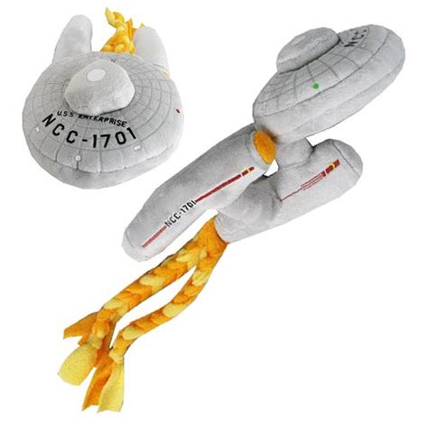 Star Trek Tos Enterprise Warp Drive Dog Chew Toy Plush The Coop