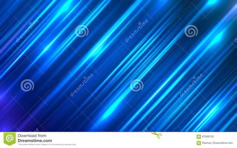 Vector Abstract Background With Blue Motion Blur Shining Stock Vector