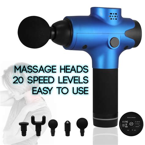 Gamma Handheld Percussion Massage Gun Deep Tissue Muscle Massager Rechargeable Massage Device