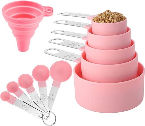 Measuring Cups And Spoons Set Of Huygens Kitchen Gadgets 10 Pieces