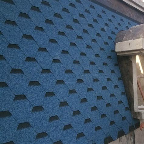 China Blue Roofing Tile Johns Manville Asphalt Shingle Self Adhesive