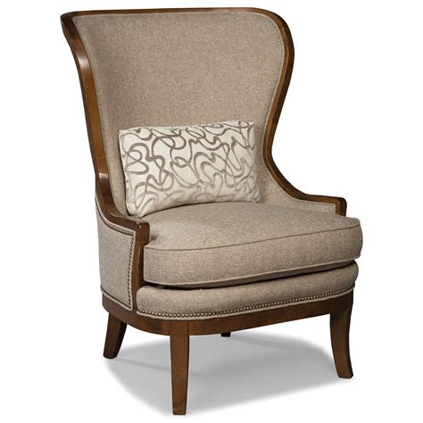 Fairfield Chairs 5192 01 Contemporary Wing Chair With Nailhead Trim