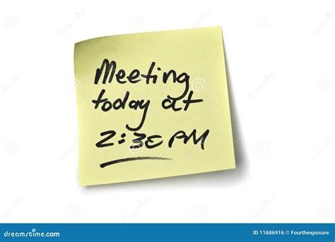 Meeting Reminder Stock Photo Image Of Macro Organization 11686916