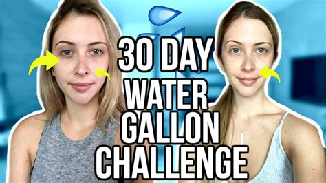 30 Day Gallon Water Challenge Before And After Youtube