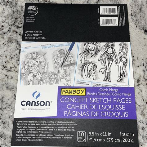 Canson Fanboy Concept Sketch Pages Comic Manga 85 X 11 In New Ebay