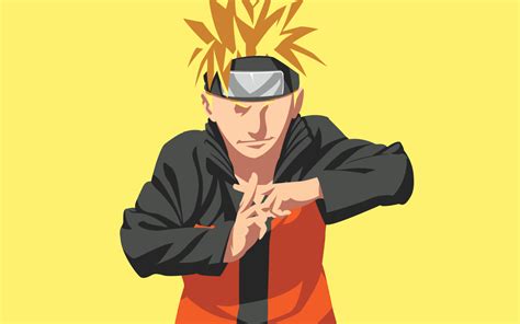 1440x900 Naruto Uzumaki Minimal Art 1440x900 Wallpaper Hd Anime 4k