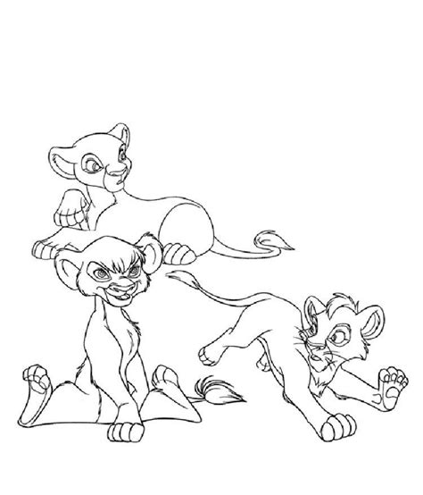 Kiara Lion King 2 Coloring Pages Coloring Pages Disney Coloring