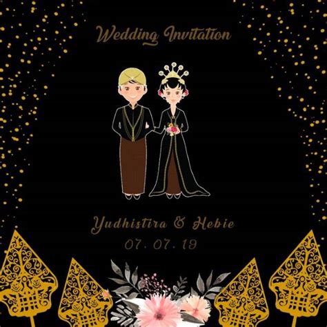 Detail Background Undangan Pernikahan Batik Koleksi Nomer 55