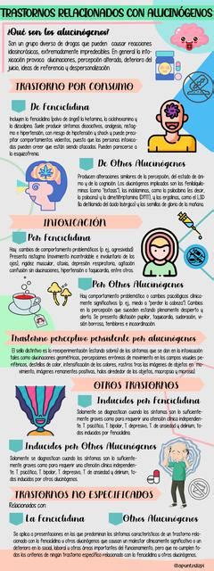 Infografía Sobre Trastornos Relacionados Con Alucinógenos Apunteslizpi Udocz