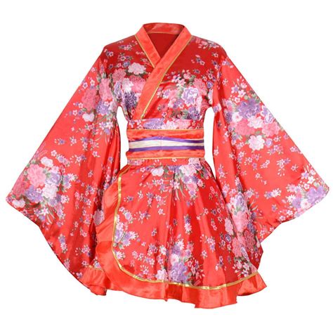 Buy Kimono Bathrobe Costume Japanese Traditional Yukata Cosplay Womens