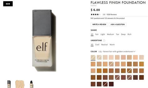 Elf Flawless Finish Foundation Expanded To 40 Shades Rpalemua