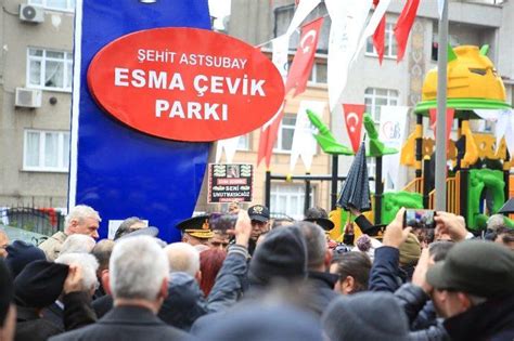 Şehit Astsubay Esma Çevikin adı parkta yaşayacak İstanbul Haberleri