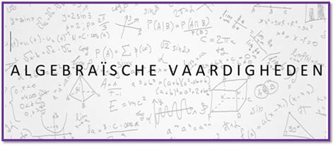 Vaardigheden Algebra Wikiwijs Maken