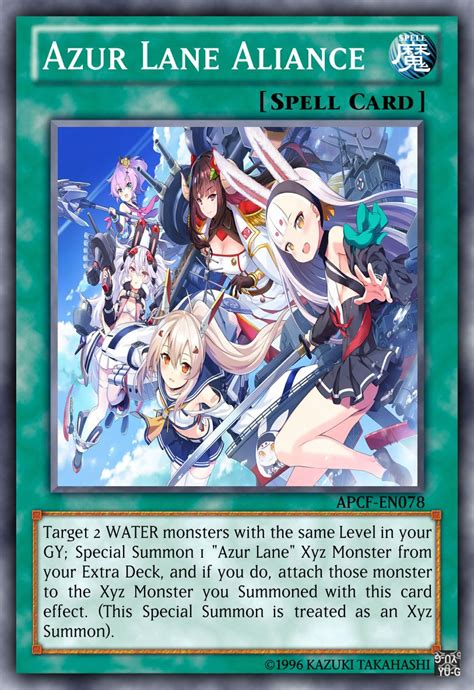 Azur Lane Alliance Yugioh Cards