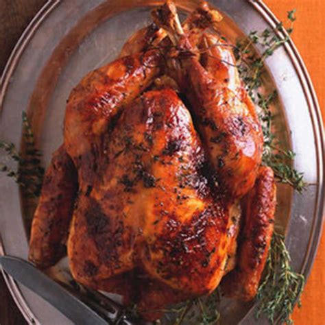 Maple Glazed Roast Turkey With Apple Cider Gravy Recipe Roasted Turkey Turkey Recipes