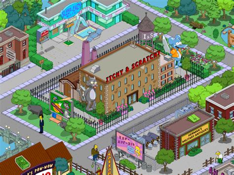 Studios Springfield Simpsons Simpsons Springfield Map The Simpsons Game
