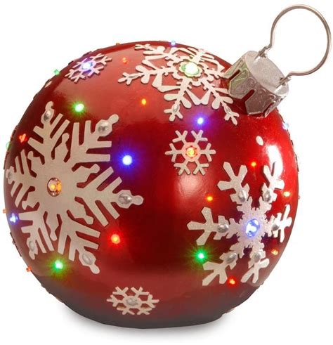 Huge Indoor Outdoor Christmas Ornament With Led Lights