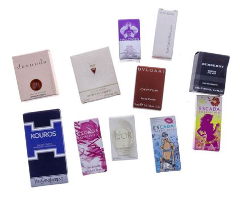 Lote 20 Miniaturas De Perfumes Conjunto De 20 Amostras De Diversas