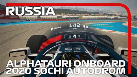 F1 2020 Sochi Autodrom Russian Gp Onboard Alphatauri Vr Replay
