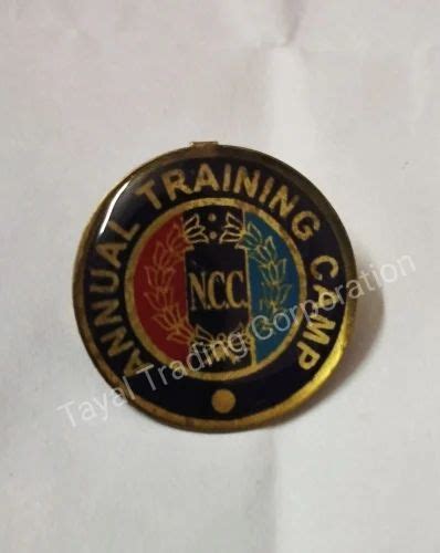 Metal Printed Ncc Pocket Badge Atc Badge For School Size Standard At