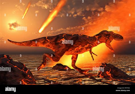 Death Of The Dinosaurs Stock Photo Alamy