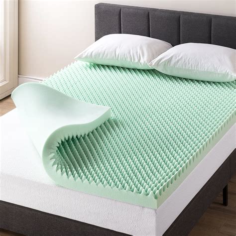 Mellow 3 Egg Crate Memory Foam Mattress Topper With Aloe Vera Infusion Full