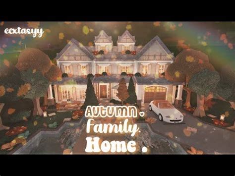 Bloxburg | Autumn Family Home | Speed Build ෆ - YouTube | Diy house