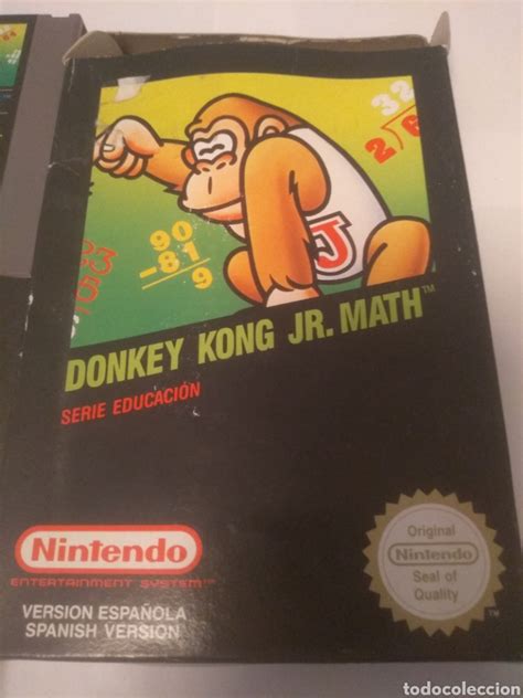 Juego Nintendo Nes Donkey Kong Jrmath Serie Comprar Videojuegos Y