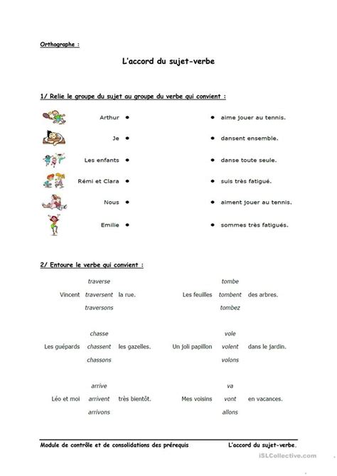 Top32 Exercices Verbe Ce1 Images Jesuscourse