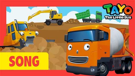 Strong Heavy Vehicles Lets Build A House L Heavy Vehicles Song L Tayo