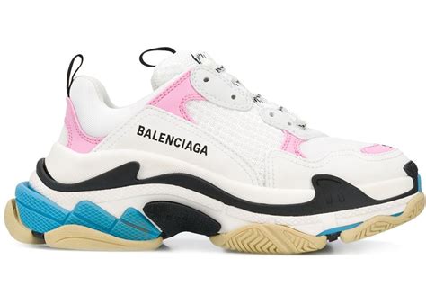 Shop online the latest ss21 collection of balenciaga for women on ssense and find the perfect clothing & accessories for. Balenciaga Triple S Pink Teal (W) - 524039 W09O M9054