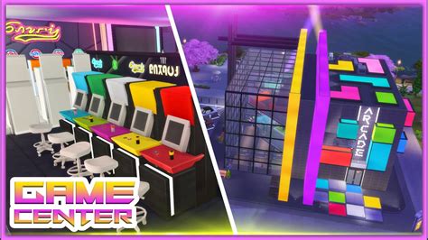 I Built The Ultimate Arcade In Sims 4 3 Floors Of Games My Birthday
