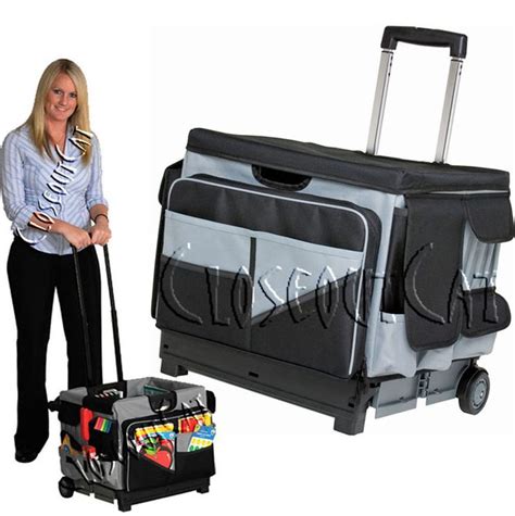 Rolling Cart Tote Storage Teacher Cart