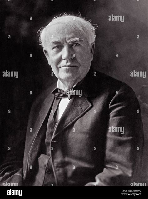 Thomas Alva Edison Inventor Estadounidense De 1847 A 1931 Fotografía De