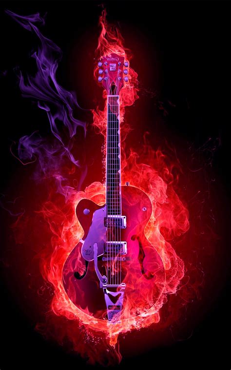 55 Colorful Guitar Wallpapers Download At Wallpaperbro Cool Guitar