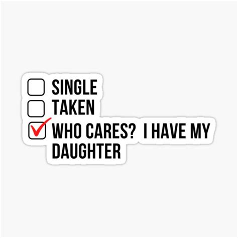 who cares i have my daughter sticker by ougelshop redbubble