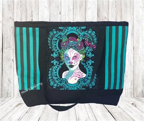 Tula Pink De La Luna Shopping Bag Venus Spirit Bag Gothic Etsy