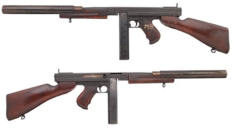 Suppressed M1 Thompson Produced By Rsaf Enfield During World War Ii R
