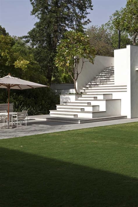 Amrita Shergil Marg House Modern House Design House Design Stairs