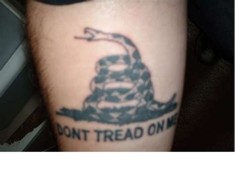 Dont Tread On Me Tattoo