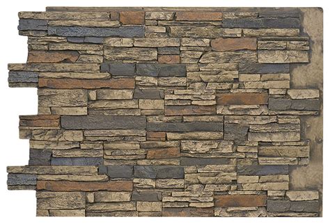 Faux Stone Wall Panel Alpine Rustic Siding And Stone Veneer By