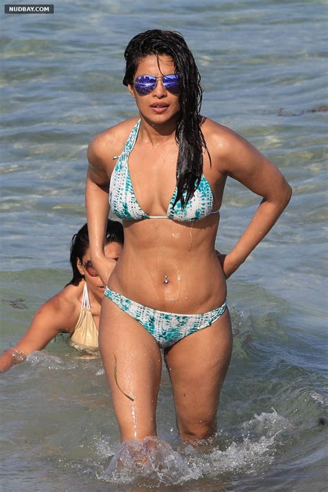 Priyanka Chopra Naked In A Bikini At A Beach In Miami Nudbay