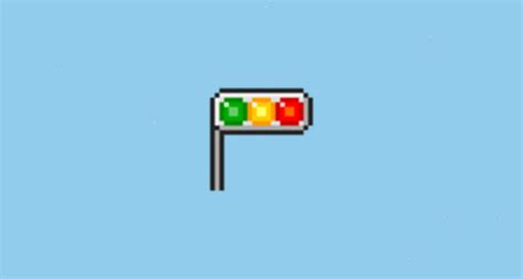 🚥 Horizontal Traffic Light Emoji On Softbank 2008
