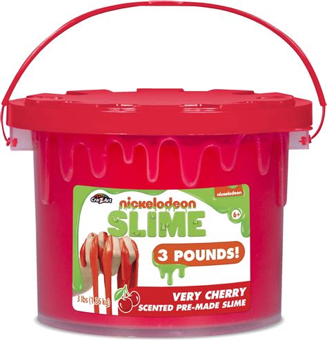 Cra Z Art Nickelodeon Very Cherry Scented Slime Bucket 3 Lbs