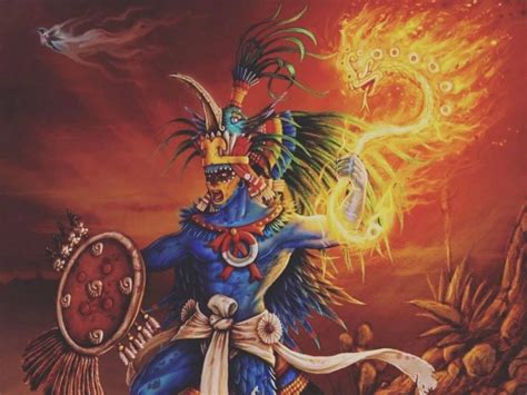 Huitzilopochtli El Dios Principal De Los Aztecas México Desconocido